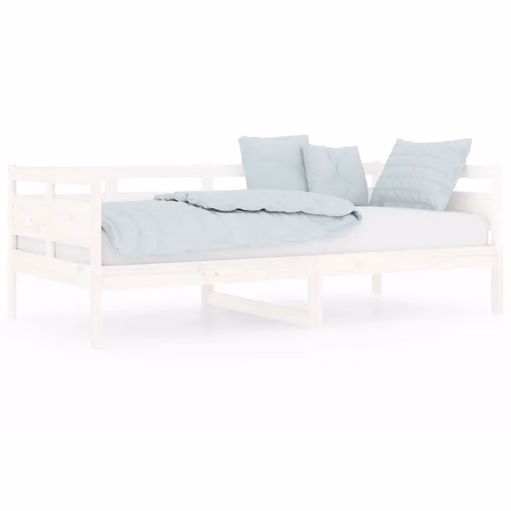 Dormeuse bianca in legno massello di pino vidaXL L: 190 cm, P: 90 cm, H: 66 cm – 2