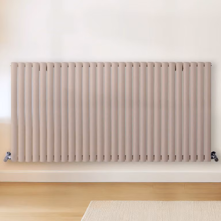 Radiatore di Design Orizzontale Rosa (Rose Petal Rosa) - 800mm x 1652mm - Pannello Doppio  - Revive