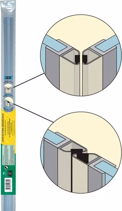 Cerniera magnetica per porta doccia 2 x 2 metri - Geb