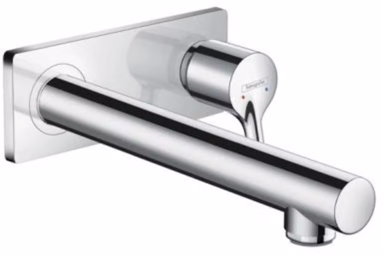hansgrohe Talis Select S mitigeur monocommande de lavabo encastré, montage mural, saillie 225 mm, 72111000, 72111000