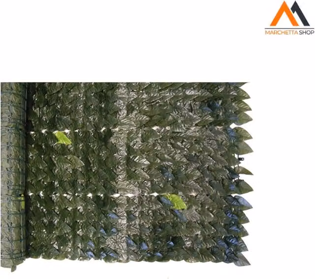 SIEPE ARTIFICIALE 'FOGLIE DI LAURO' mt 1,5 x 20