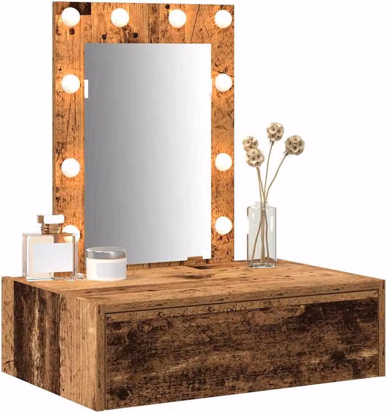 Tavolo da Trucco Marrone 60 x 40 x 70 cm Legno multistrato
