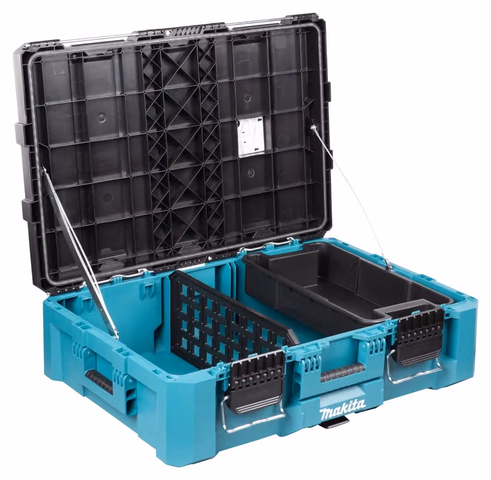 Makita MAKTRAK P-91017 Cassetta degli attrezzi grande impilabile con inserti in plastica – 2