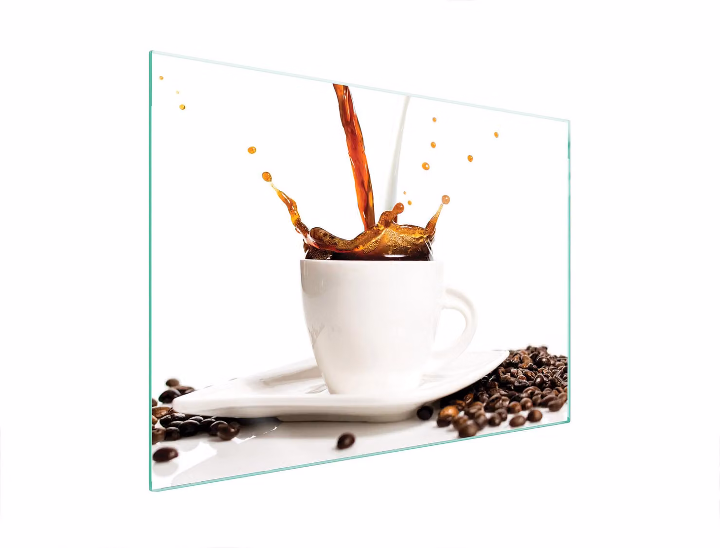 Piastra Di Protezione In Vetro Per Forno 70X52 Caffè