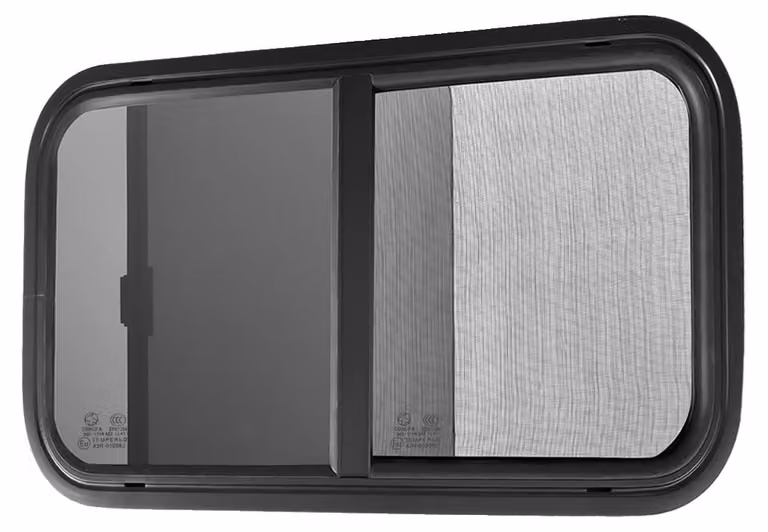 Finestre per camper, vetro oscurato, sistema di chiusura di sicurezza, 600 x 300 mm