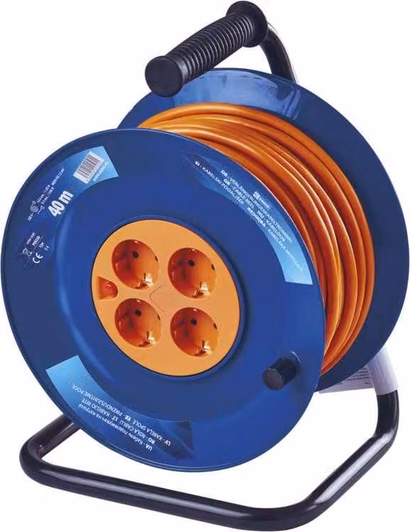 Avvolgicavo per uso interno IP20 | Schuko 40 m