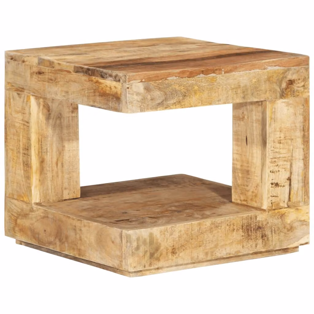 vidaXL Tavolino 45x45x40 cm in legno massiccio di mango - Tavolino - Tavolini - Tavolino in legno - Tavolino in legno massiccio