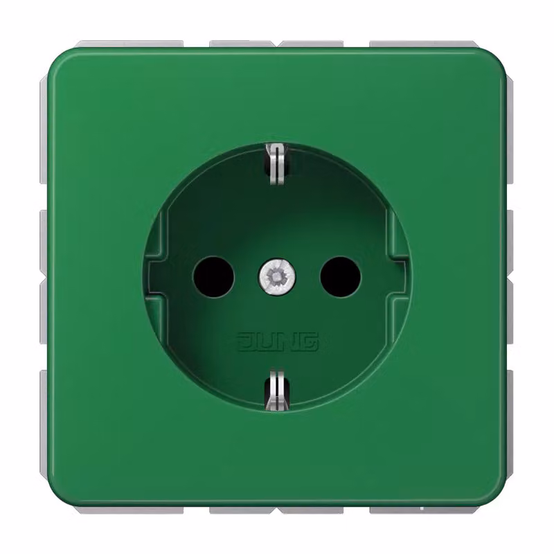 Jung CD1520BFKIGN Presa SCHUKO® 16 A 250 V ~ verde (per SV)