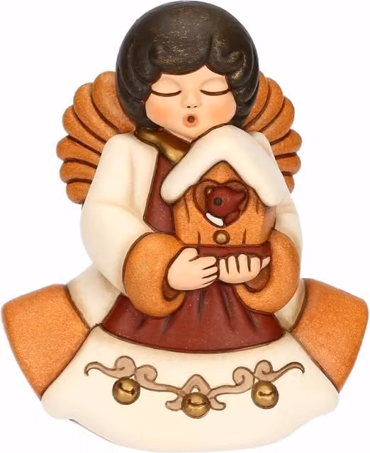 Angelo Limited Edition Natale Thun in ceramica multicolore per decorazione da tavolo