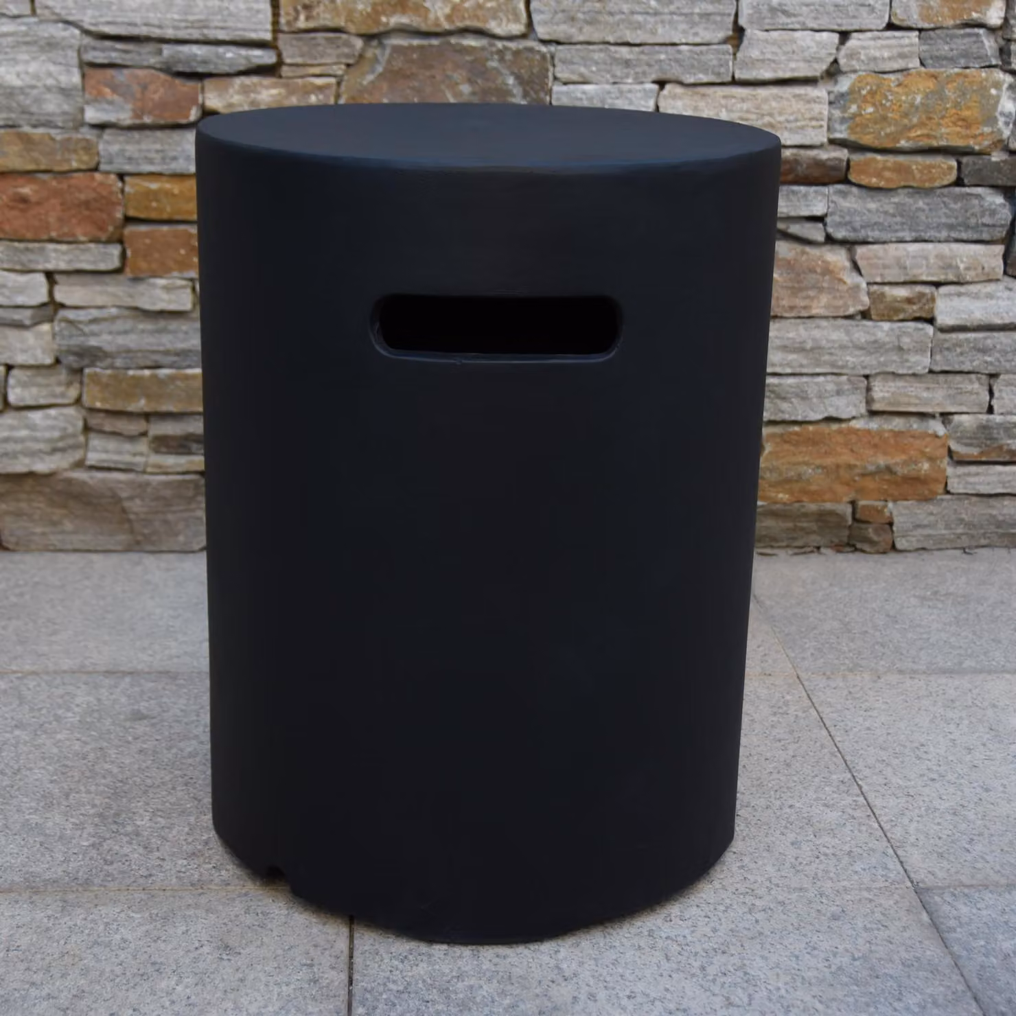 MODENO Abdeckung für 5kg Gasflasche Beton-Optik ?40x51cm