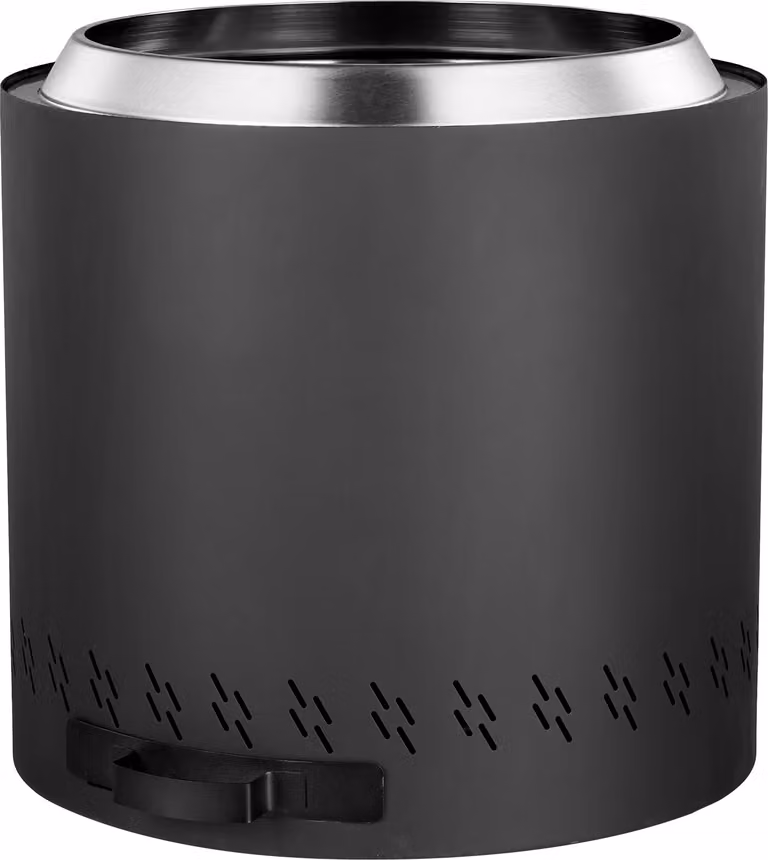 SucceBuy Stufa a fuochi senza fumo, altezza 15,4 pollici x diametro 15,7 pollici. Fossa antincendio portatile per esterni con cassetto per la cenere rimovibile. Interno in acciaio inox SUS430. Ideale per il campeggio all'aperto