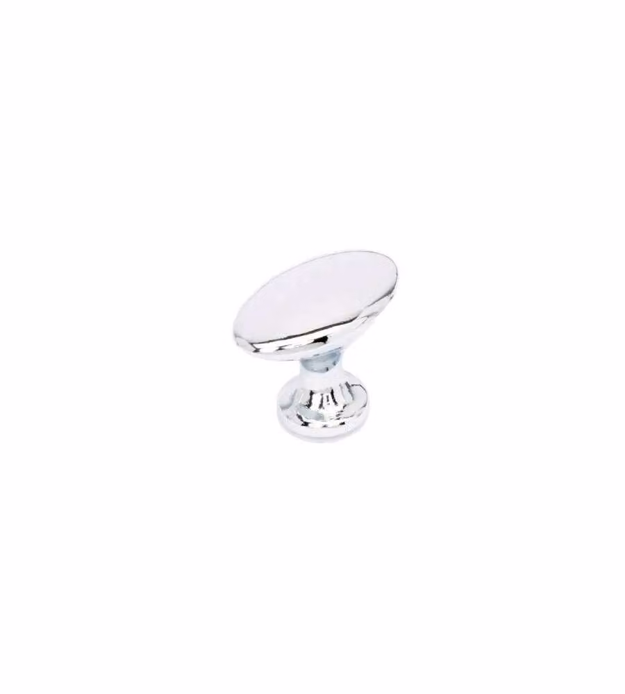 Pomolo Ovale Cromo Lucido Mm.20X33