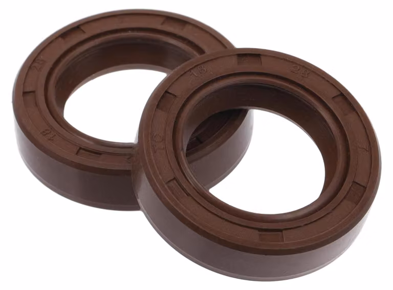 Guarnizione torica TC 18x28x7 mm, gomma FKM, colore marrone, confezione da 2 pezzi