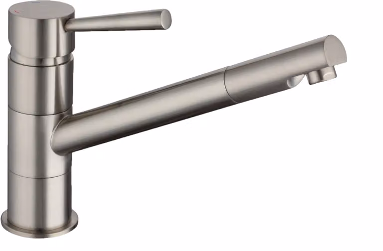 Miscelatore per lavello SCHÜTTE CORNWALL look acciaio inox