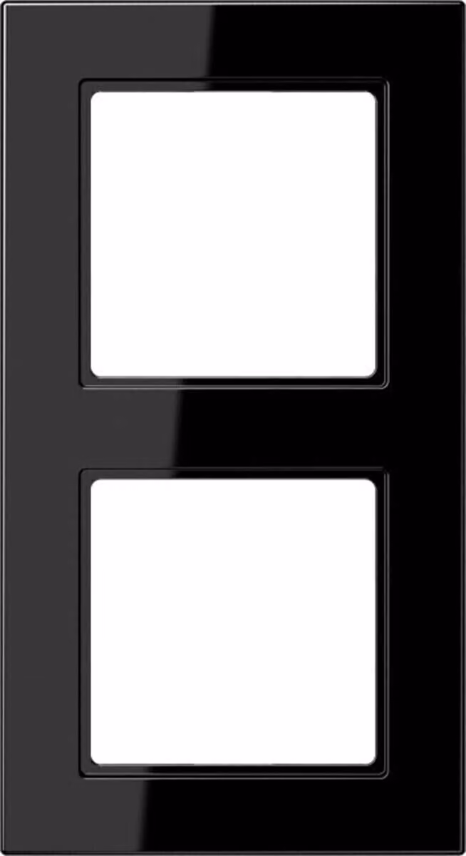 Telaio Jung a 2 ingressi orizzontale/verticale A 5582 BF SW