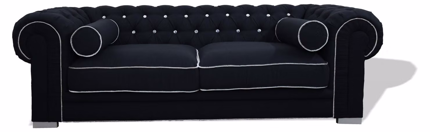 Chesterfield Sofa 3 SITZER Polster Designer Couchen Sofas Garnitur SL Sofa 25