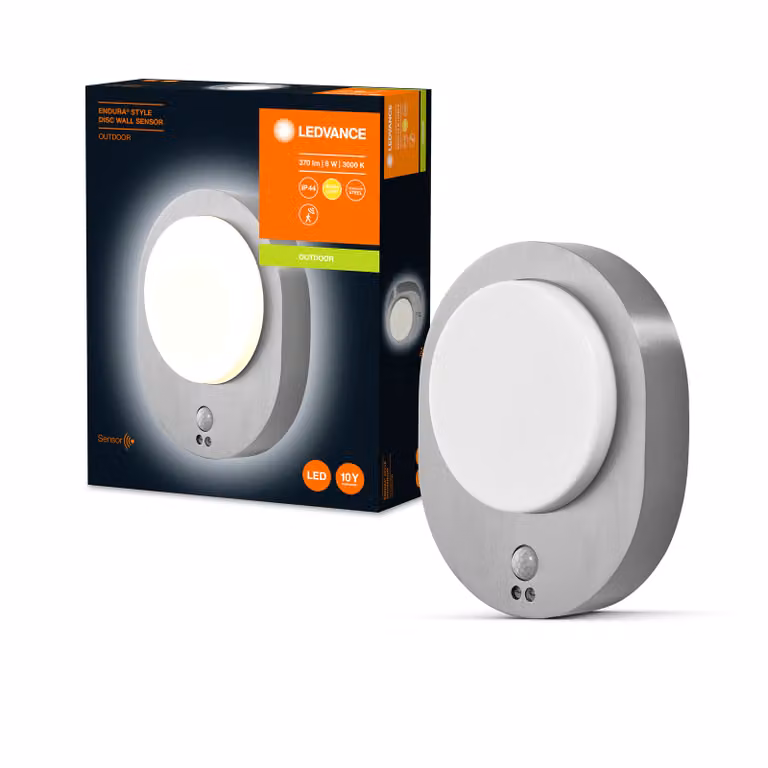 LEDVANCE Endura Style Disc Lampada da parete e soffitto a LED, 3000 K bianco caldo, 564145
