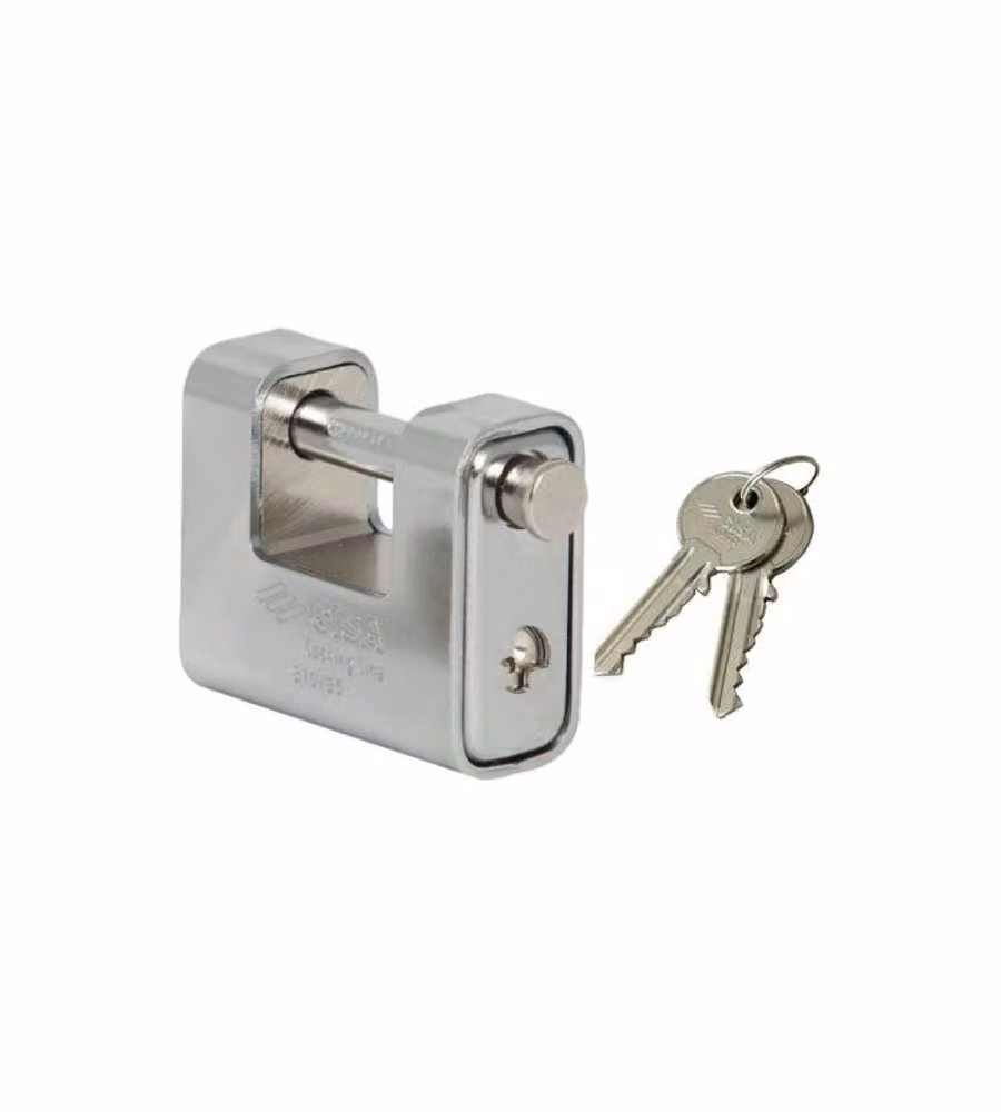 Lucchetto Ottone Incamiciato Mm 80 per Serrande  21810 Cisa LL