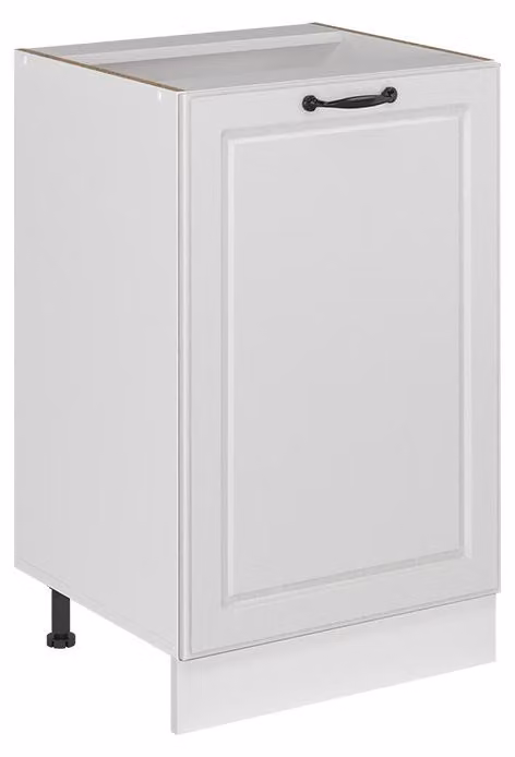 Mobiletto base cucina Vicco R-Line Bianco country/Bianco 50 cm senza piano di lavoro, Model 70123