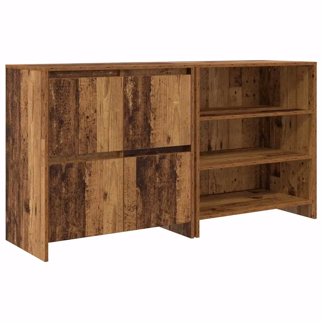 Set di 2 credenze moderne vidaXL in legno marrone L: 70 cm, P: 41 cm, H: 75 cm – 2