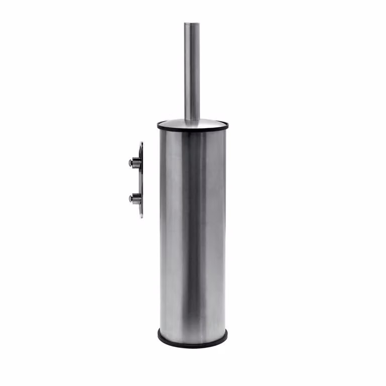 Scopino WC con ciuffo in setole da muro in acciaio inox AISI 304 Gedy 5034-03 serie PROJECT Cromato