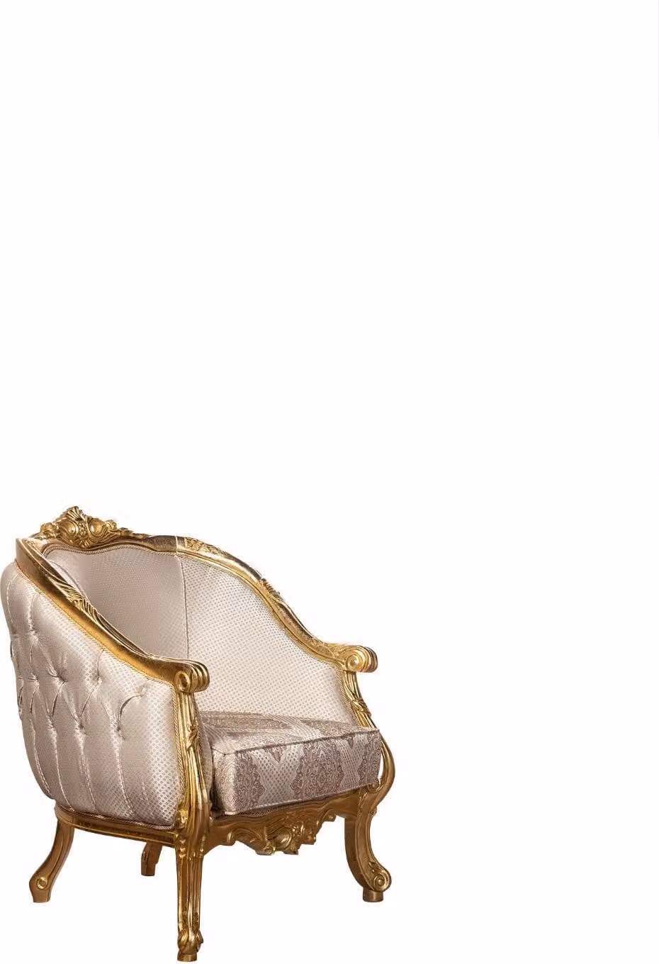 Chesterfield Rund Sessel Couch Polster Möbel Einrichtung Sofa Einsitzer