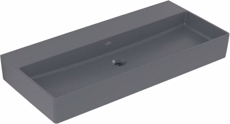 Villeroy & Boch Memento 2.0 lavabo mural, sans trou pour robinet, sans trop-plein, non rectifié, 1000x470mm, 4A22A3I4, 4A22A3I4