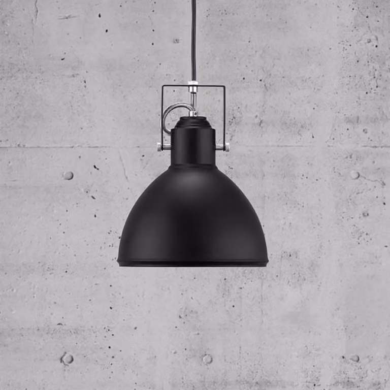 Lampada a sospensione Nordlux ASLAK, colore nero, attacco E27