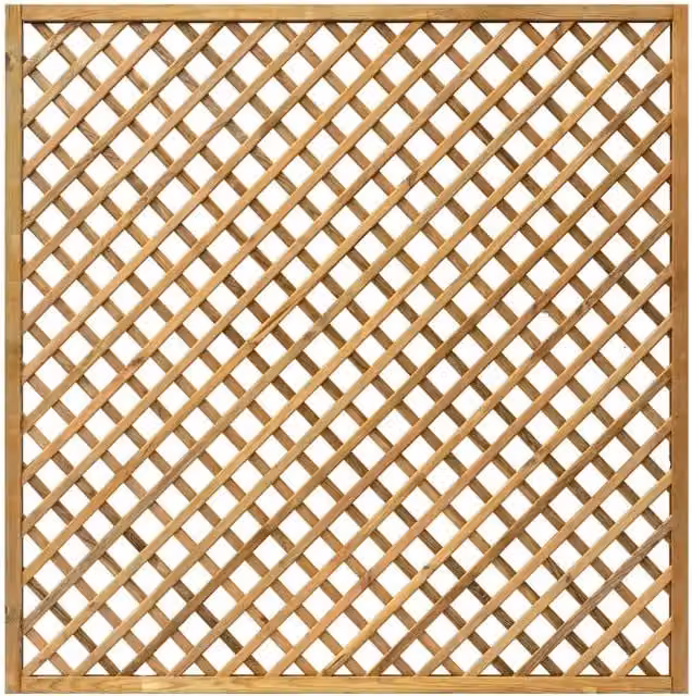 Grigliato Premium Coxe By Edilidrico in legno marrone L: 180 cm x P: 180 cm