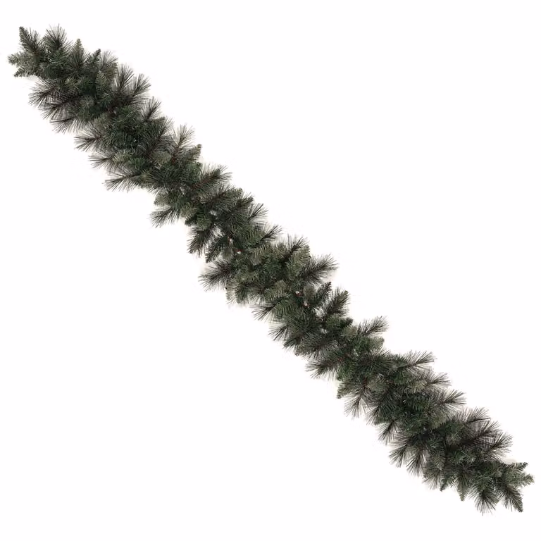 Ghirlanda Natalizia Artificiale VESTIAMO CASA Effetto Pino Verde con 180 Rami, Lunghezza: 270 cm