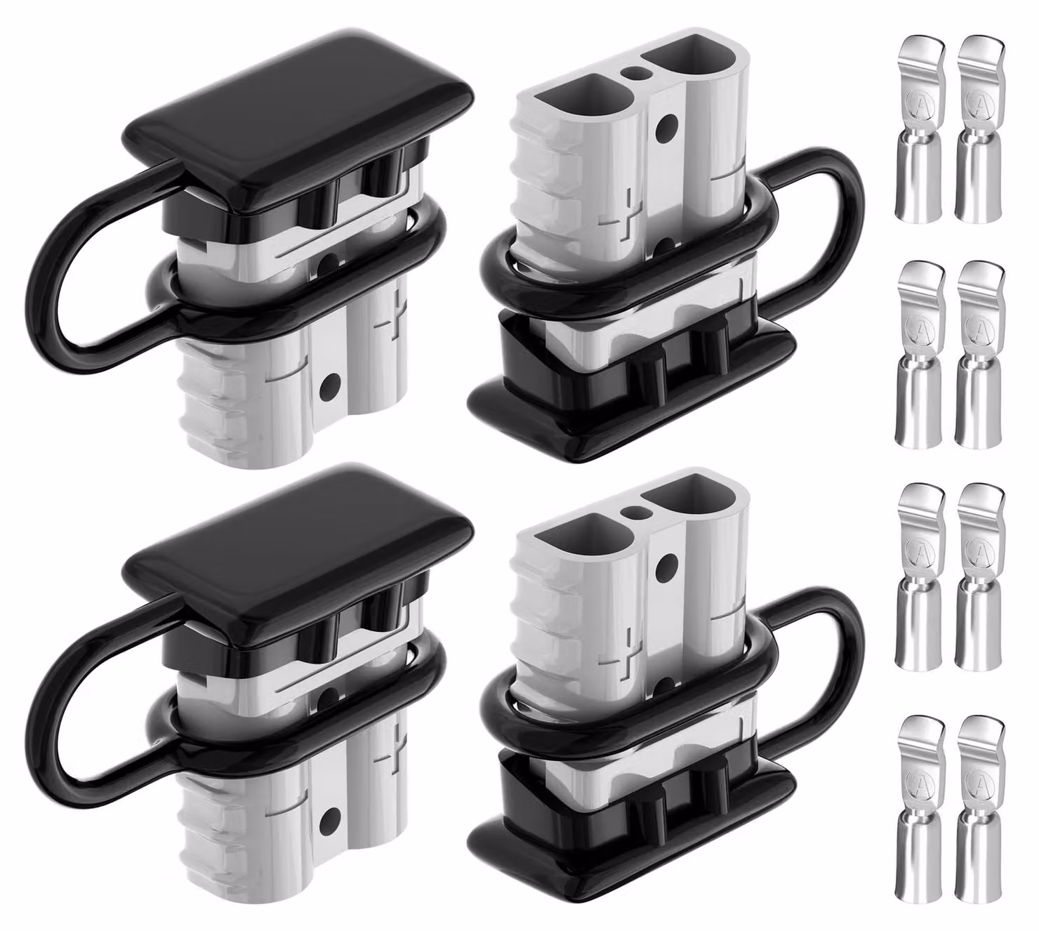 4 connettori/separatori per batterie da 50 A, 600 V