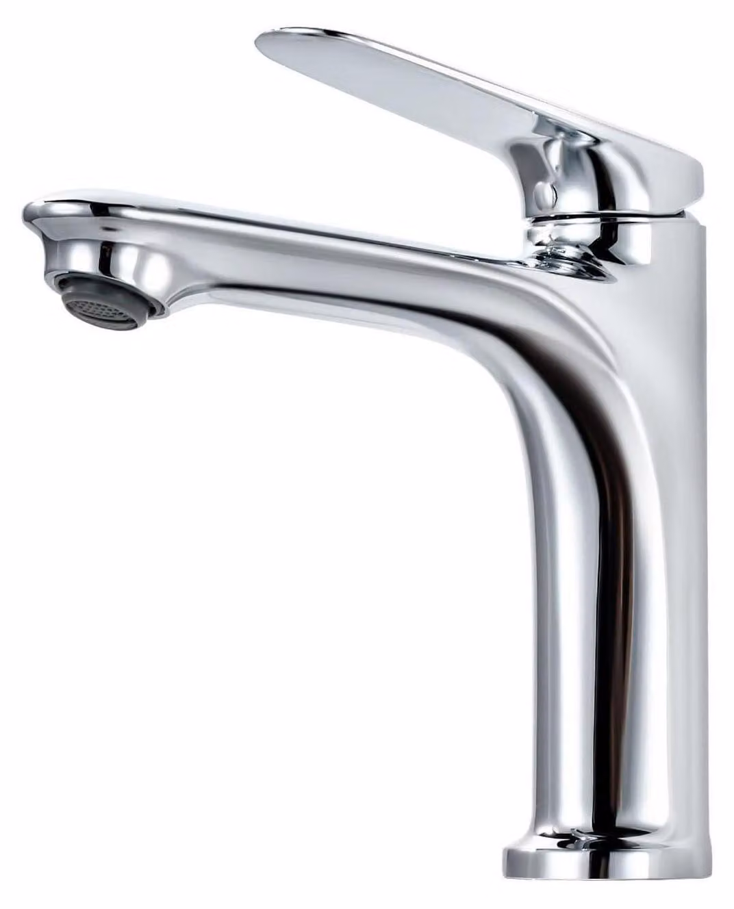 Rubinetto da bagno, monocomando, finitura cromata, con aeratore