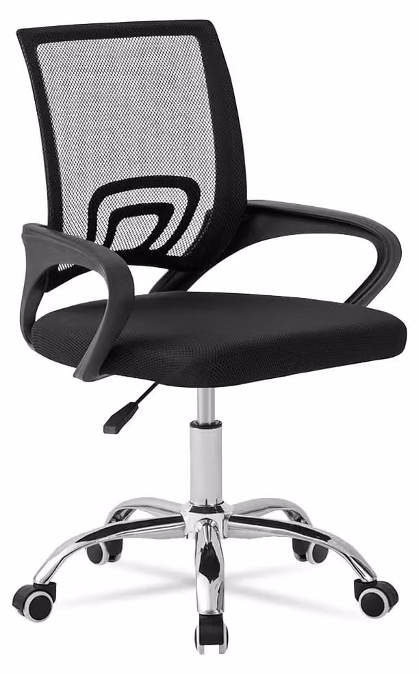 Sedia da ufficio ergonomica con altezza regolabile e rivestimento in rete