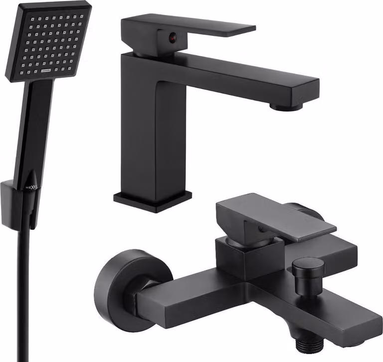 Mexen Uno R45 set da bagno, nero - 71403R45-70