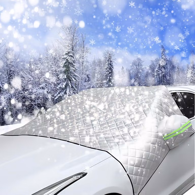Copertura per parabrezza invernale, copriauto, dimensioni 230x148 cm, a 3 strati, impermeabile, con protezione UV