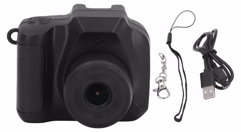 Videocamera 1080p, schermo LCD da 1,3 pollici, registratore in stile retrò per ciclismo all'aperto, viaggi, vita universitaria, riprese, 128 GB