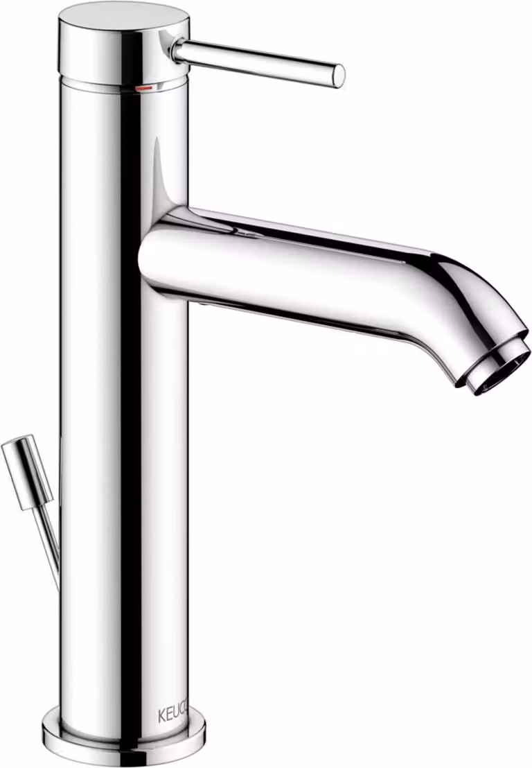 KEUCO IXMO Soft Mitigeur monocommandé pour lavabo 130, avec vidage à tirette, saillie 129mm, 59501012001, 59501012001