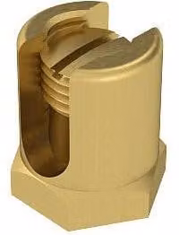 Punto di messa a terra con barra di fissaggio 35 mm² M6 - Obo Bettermann