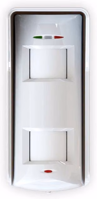 Rilevatore di movimento esterno Pyronix Hikvision XDH10TT-AM con tripla tecnologia e pet immune, colore bianco