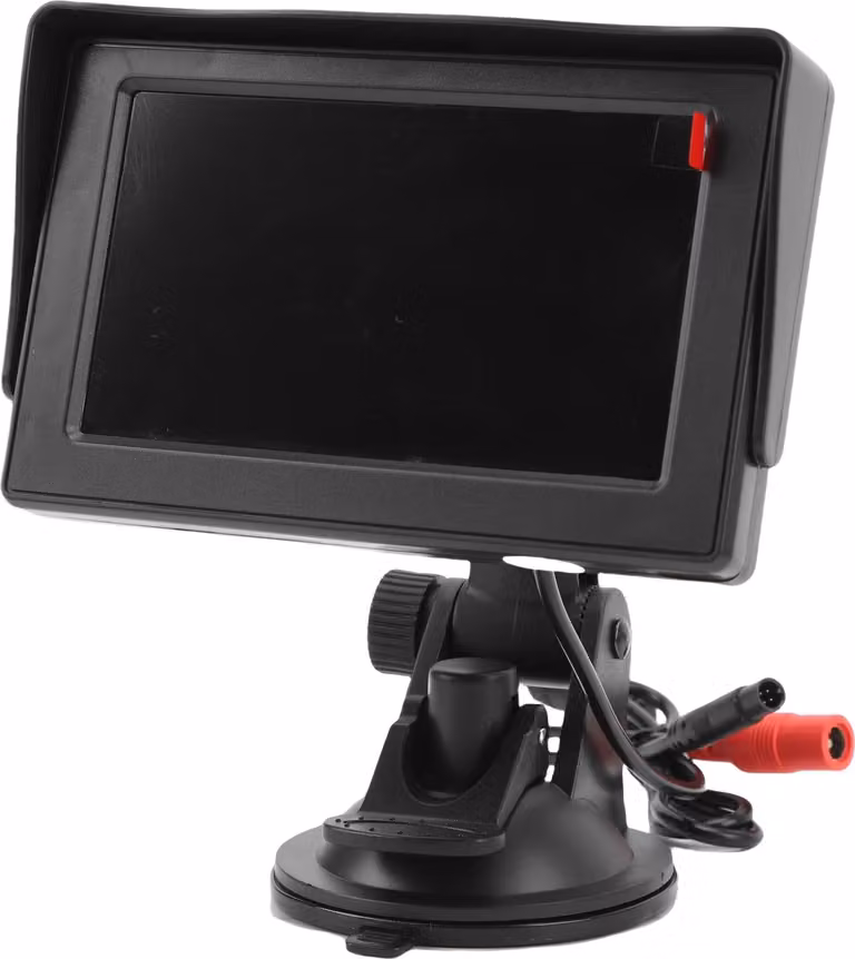 Telecamera per auto 1080P, monitor da 4,3 pollici con visione notturna IR e ampio angolo di visione di 150°, specchietto retrovisore girevole a 360° per neonati, bambini e bambini piccoli