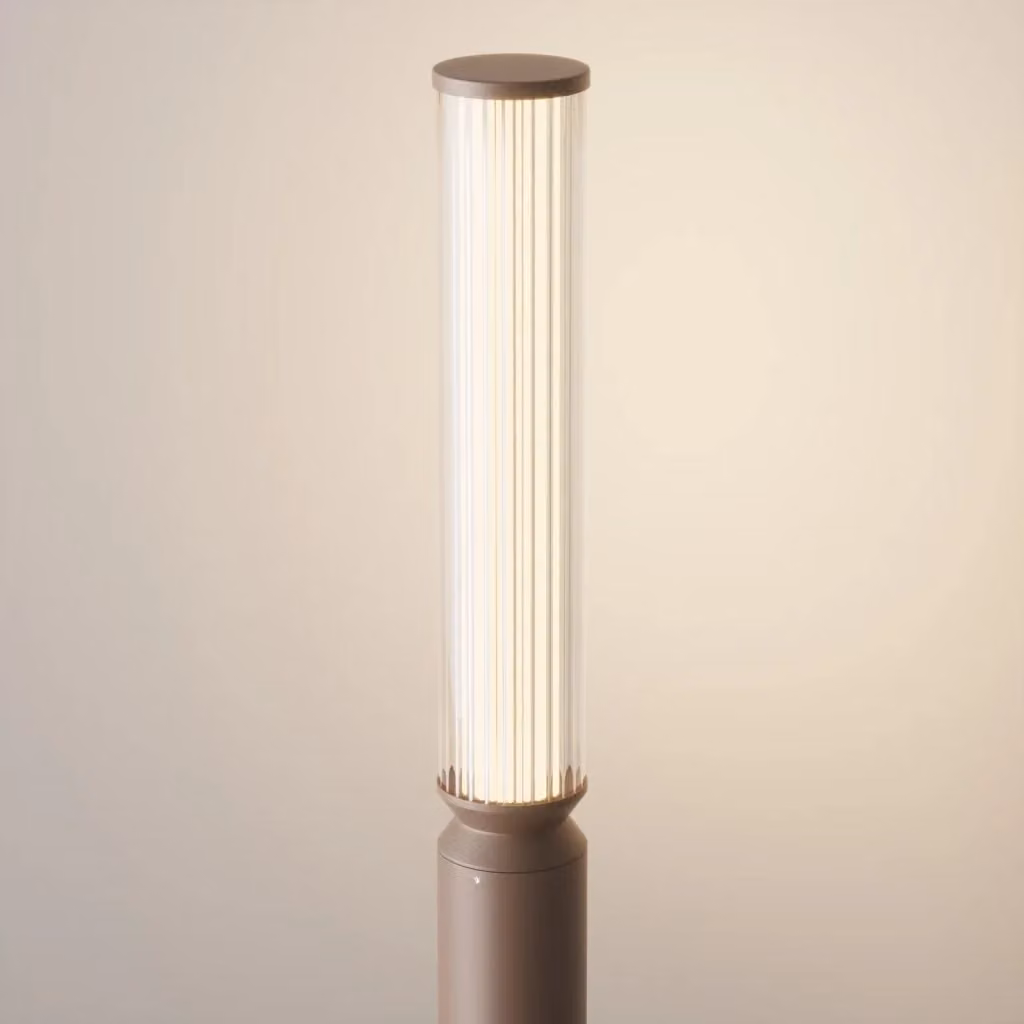 Maytoni Paletto da Esterno Moderno in Alluminio Marrone con LED Integrato IP65 e Vetro Trasparente – 2