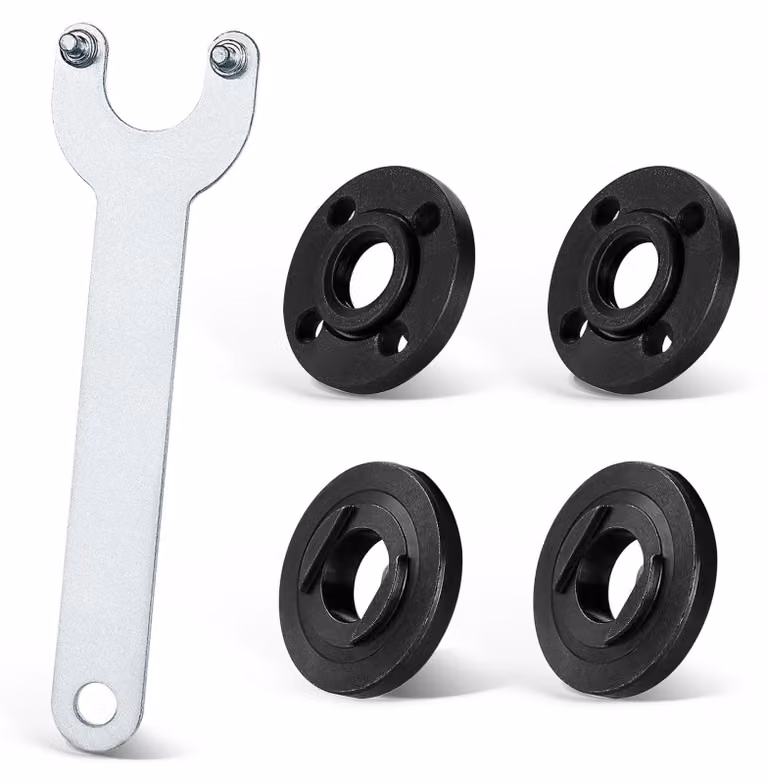 Chiave regolabile da 125 mm con accessori per smerigliatrice angolare