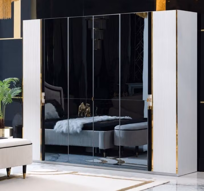 Armadio Mobili Armadio stile italiano Armadi Camera da letto Oro