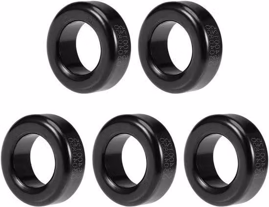 Anelli a sfera in ferro - Set da 5 pezzi - 23,5 x 40,5 x 14,7 mm