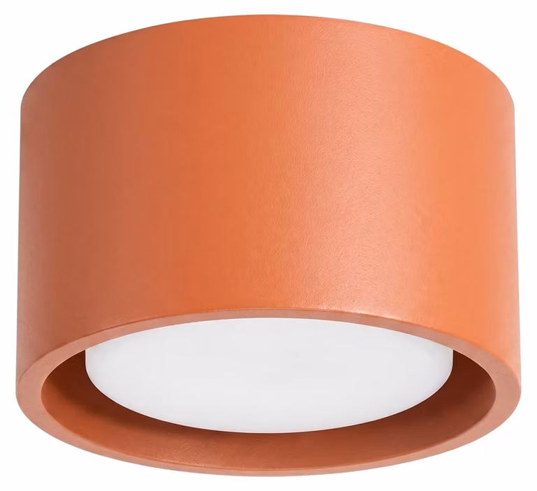 Plafoniera MODO 1 ocra rossa Gx53 1xGx53 10W alluminio 6x10x10 cm Sollux Lighting