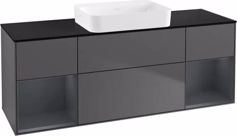 V&B mobile da parete Finion 160x60,3x50,1cm, Rg md m Lac, Anthrac. m