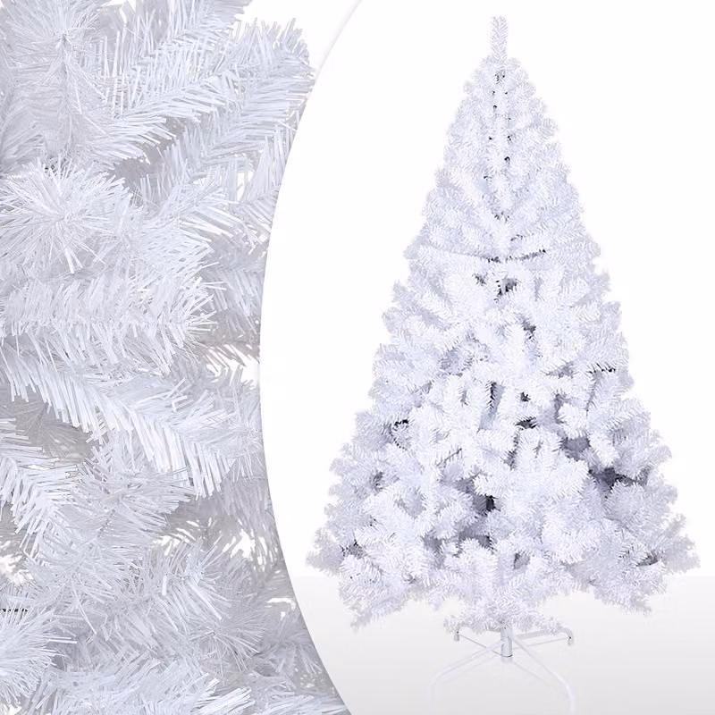Jopassy Albero di Natale da interno con supporto 210cm Bianco