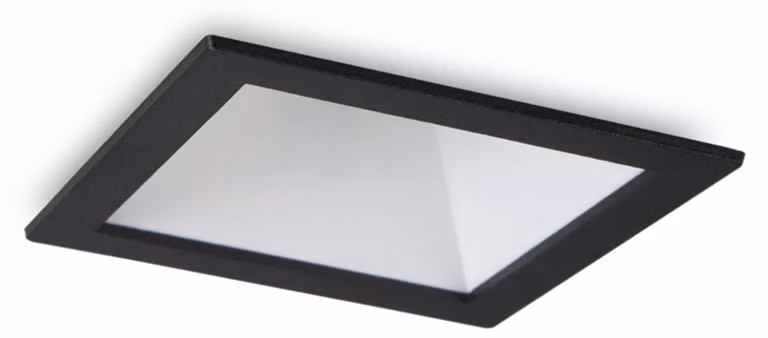 Proiettore Da Incasso Moderno Game Square Alluminio Nero E Bianco Led 11W 3000K
