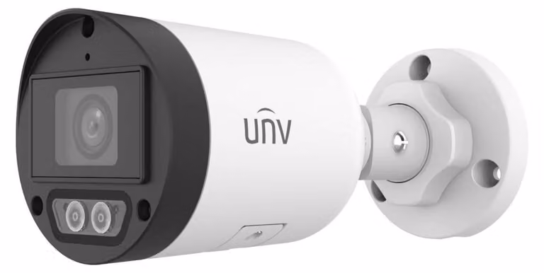 Telecamera di sicurezza IP Uniview Easy Bullet PoE 8 MP 2,8 mm IP67 bianca - IPC2128LB-ADF28K-DL