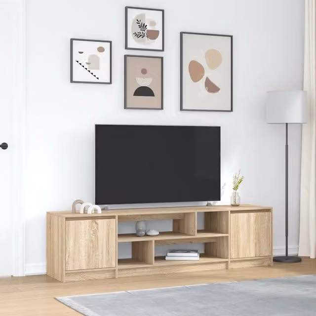 Mobile Porta TV Rovere Sonoma 188,5x41x50 cm in Truciolato 3328419